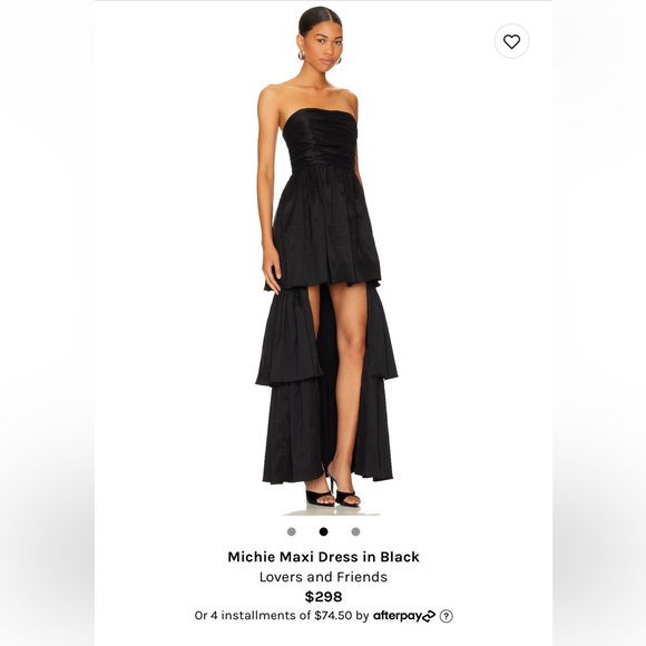 Lovers + Friends | Dresses | Black Straplesshigh Low Lovers Friends Dress  In Xs | Poshmark